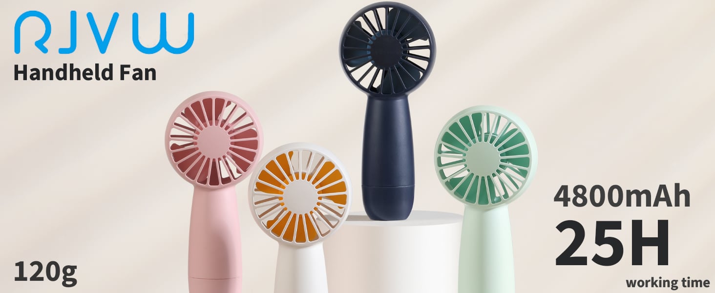 RJVW Mini Portable Handheld Fan