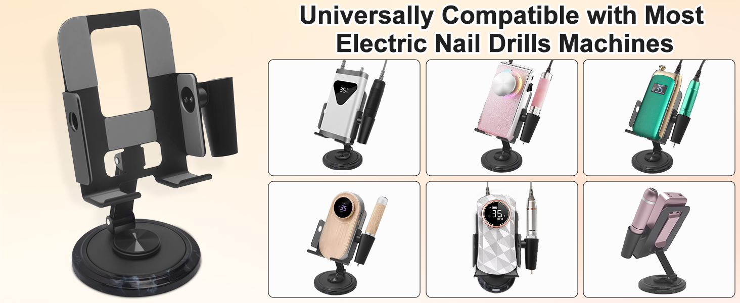 Nail Tool Stand Compatible with Most Nail Drill Machines