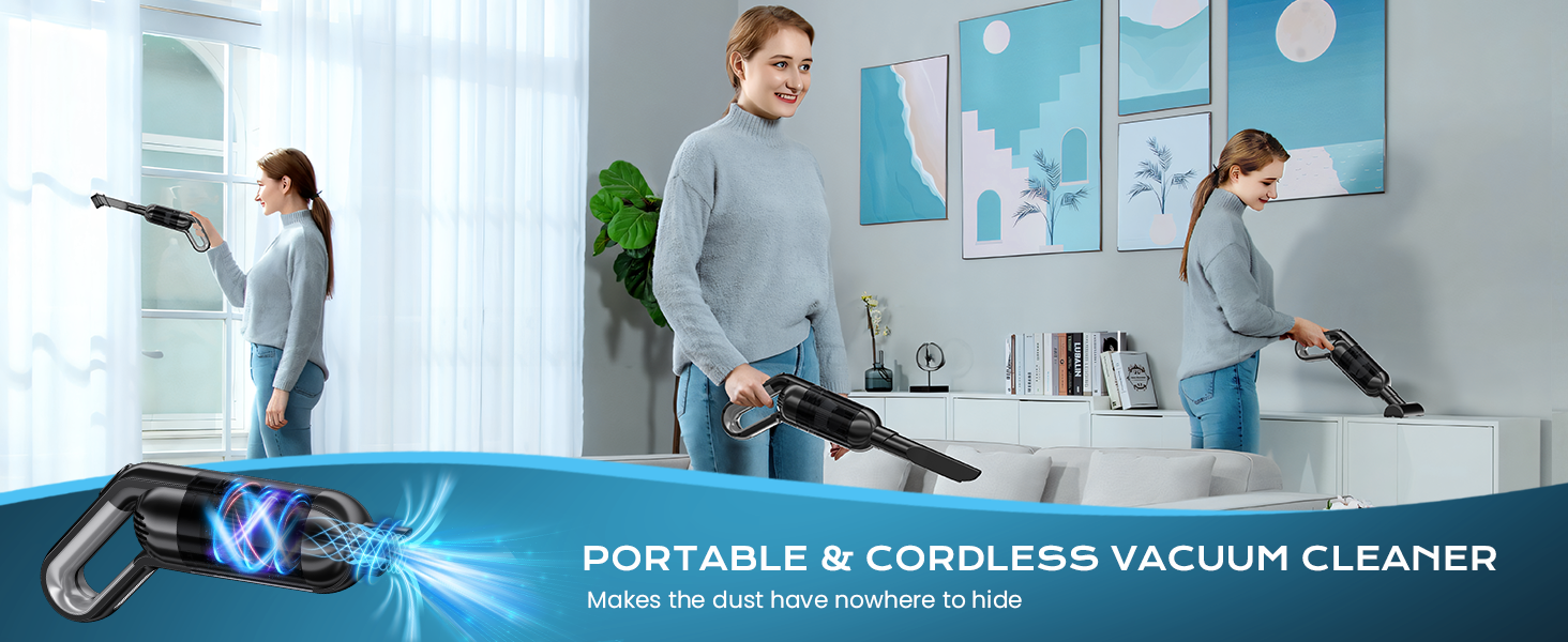 Handheld Vacuum Cordless Portable Car Vacuum