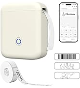 Qhzxcvlk P11 New Version Label Maker Machine with Tape,300DPI Bluetooth Label Printer, Portable T...