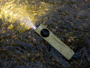 Portable waterproof IPX7 flashlight for bad weather