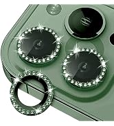 Xfilm Bling Diamond Camera Lens Protector for iPhone 13 Pro/iPhone 13 Pro Max, HD Clear Tempered ...