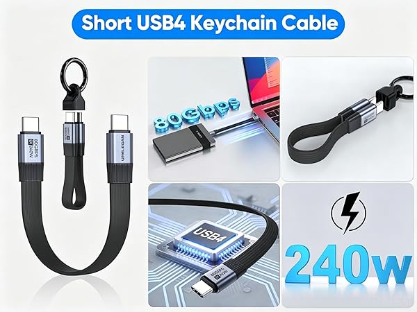usb c data cable short