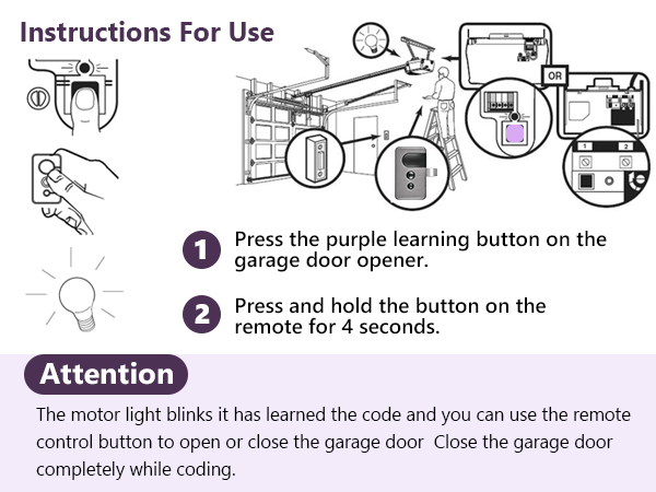 for Craftsman Garage Door Opener Remote