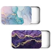 Gerkia 2Pack Travel Floss Picks Case,Refillable Portable Floss Pick Holder Container,Small Floss ...