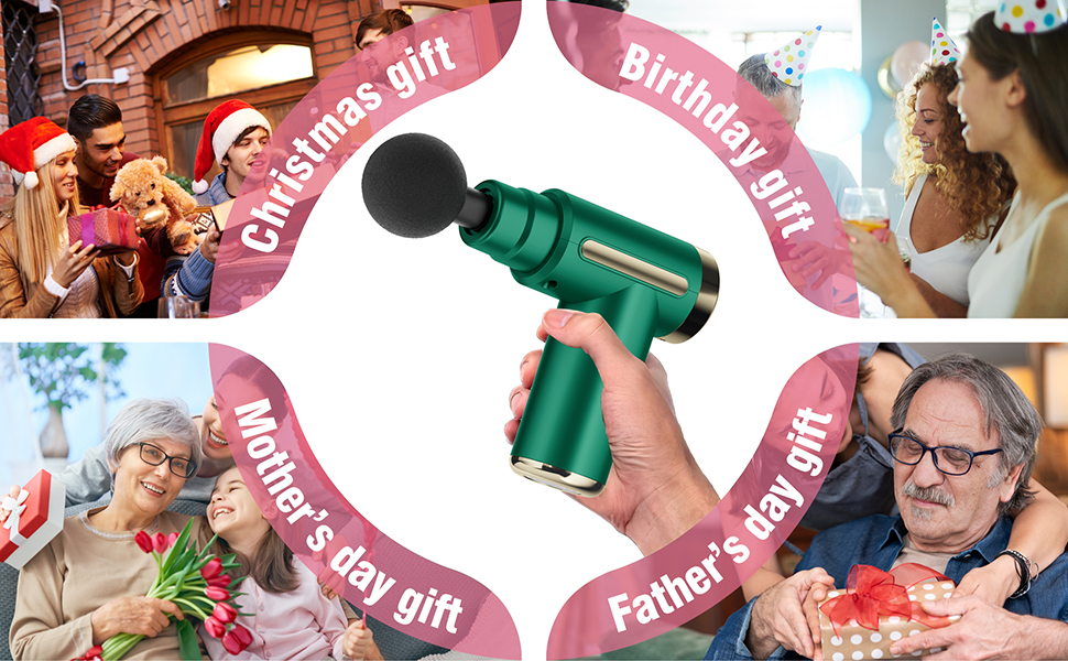 Massage Gun Deep Tissue Back Massage for Athletes for Pain Relief Percussion Massage 4 Massage Head