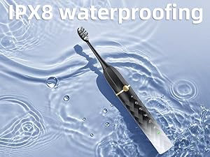 IPX8 waterproof rating