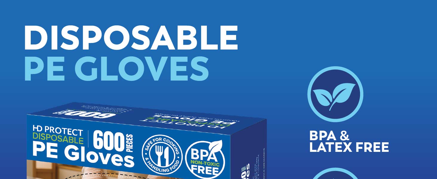 HD Protect Disposable Gloves 600 Pack