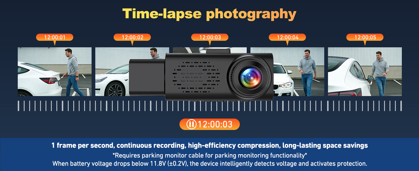 3 channel dash car camera