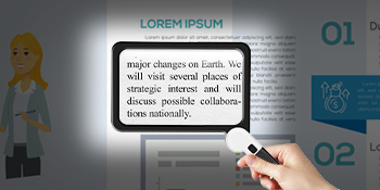 page magnifier for reading