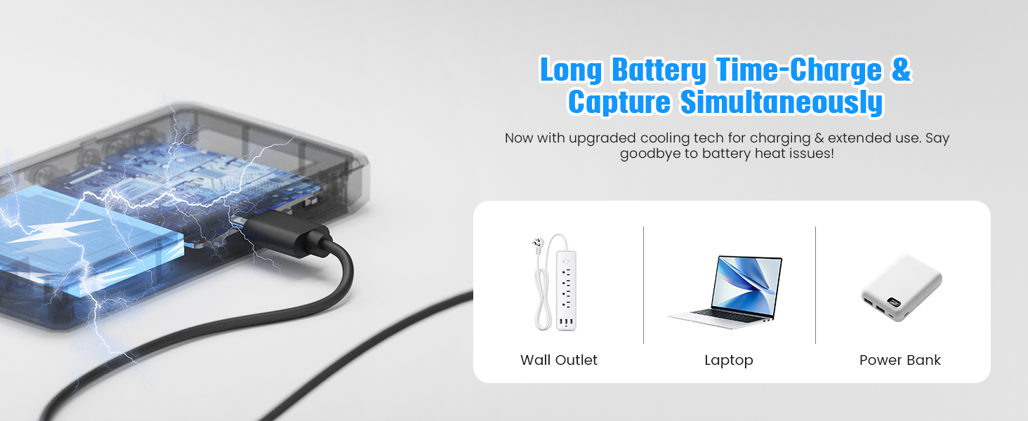 charging Magnetic Phone Vlog Selfie Monitor Screen