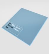 ARCTIC TP-3: Premium Performance Thermal Pad, 100 x 100 x 1.0 mm (1 Piece) - High Performance, Pa...