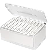 Gbivbe Photo Storage Bag 4x6, 10 Inner Large Photo Storage Box Photo Cases Store up to 1000 Photo...