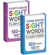 Sight Words Flash Cards 3rd &amp; 4th Grade - 240 High Frequency Words from Dolch's and Fry's Sight W...