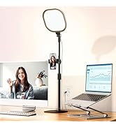 Video Conference Lighting for Zoom Meeting, Ring Light for Desk with Flexible Stand, 30 Light Mod...