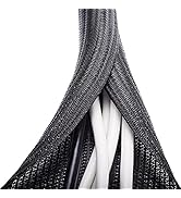 ZhiYo 6.6ft - 1/2 inch Cable Sleeve, Cord Wrap Wire Protector Tubing for Pets, PC Cable Wrap, Com...
