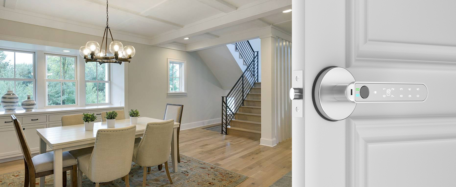 Door Handle with Keypad