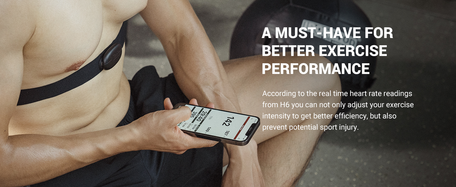 H6 bluetooth ant heart rate monitor chest strap