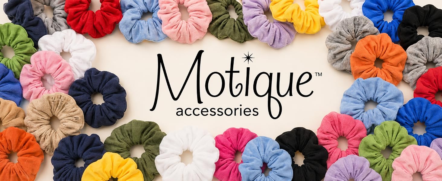 Motique Accessories Scrunchies