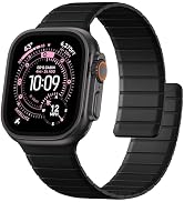 SNBLK Magnetic Band Compatible with Apple Watch Bands for Men 44mm 45mm 46mm 49mm 42mm 41mm 40mm ...