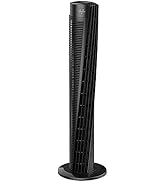 Vornado OSC73 37" Whole Room Air Circulator Tower Fan with Remote Control, Black