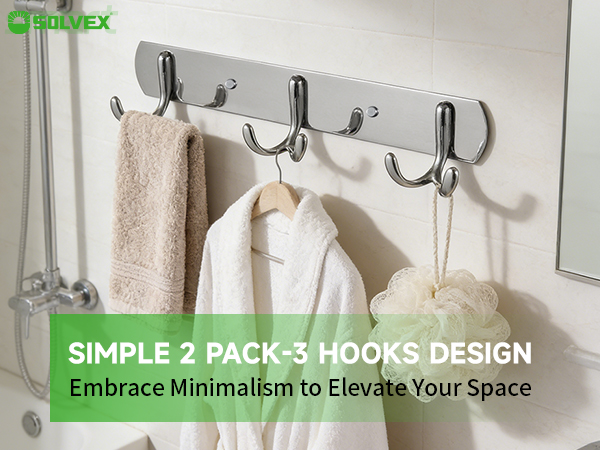 Wall Hooks for Coat and Towel