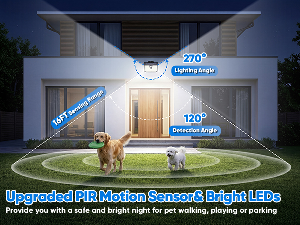 Motion Sensor Solar Lights