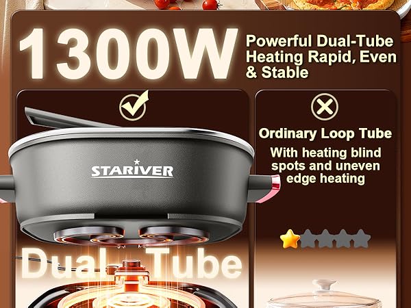 1300W Powerful Heating