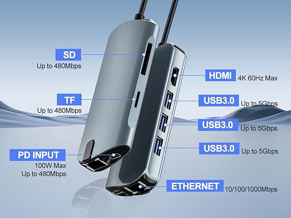 ethernet adapter for laptop usb multiport adapter hdmi to usb c adapter usbc to hdmi
