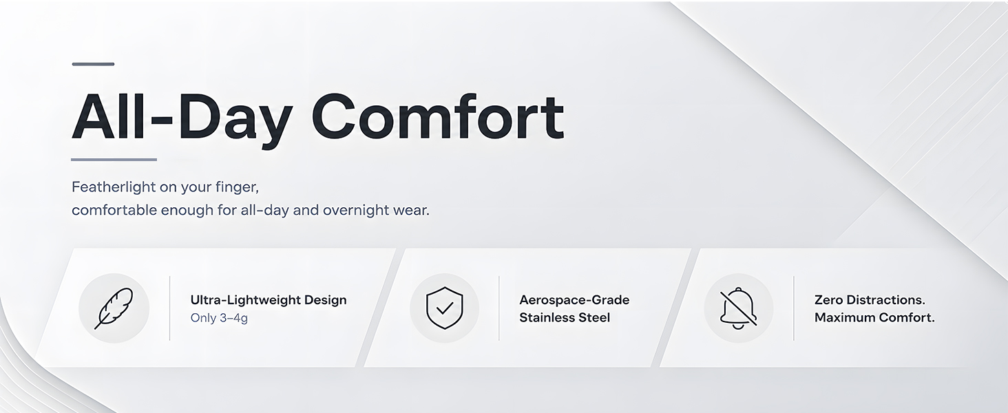 light weight smart ring