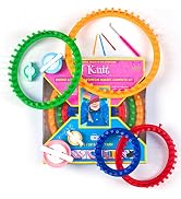 Complete Round Knitting Loom Kit | 4 Knitting Circle Looms, 4 Pompom Makers, 3 Plastic Needles, 1...