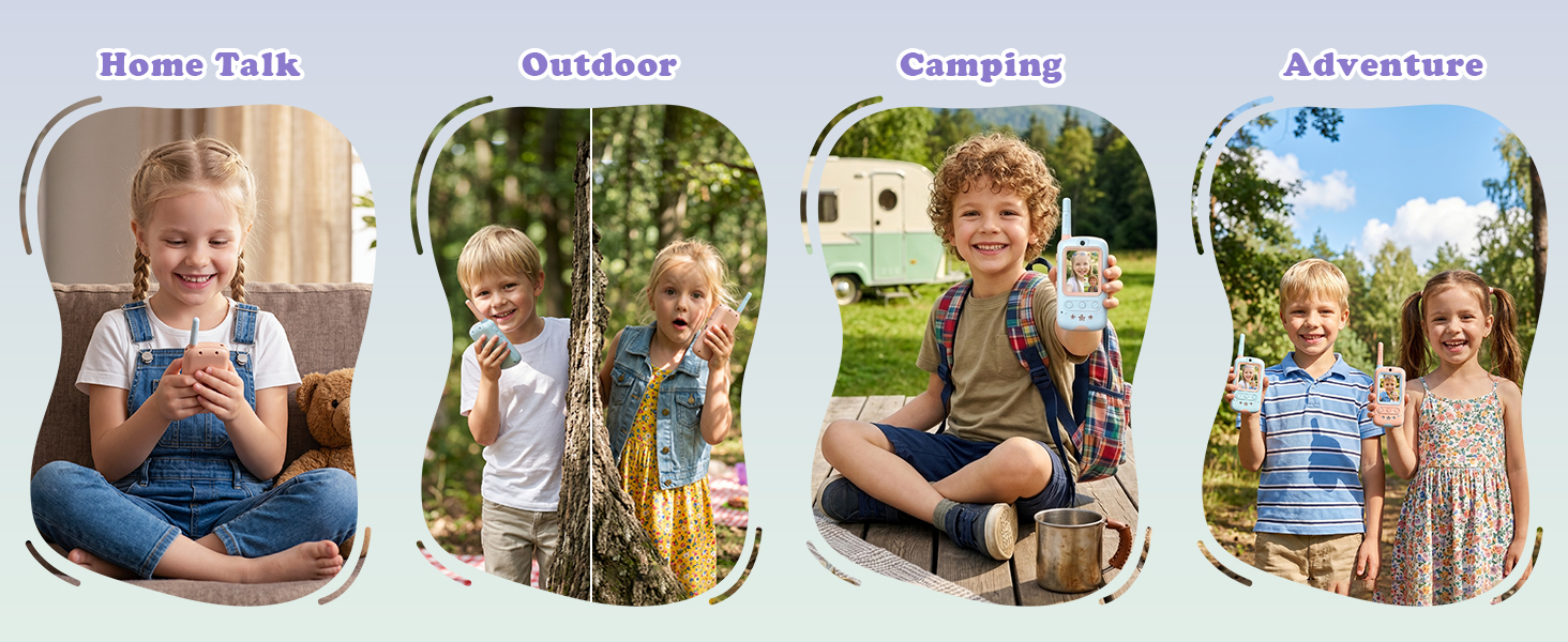 kids walkie talkies 2 pack