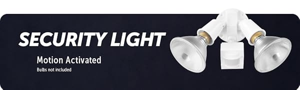 Globe Electric 17000269 - Motion Activated Security Light