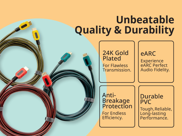 pacroban hdmi trio 3 pack 8k cables