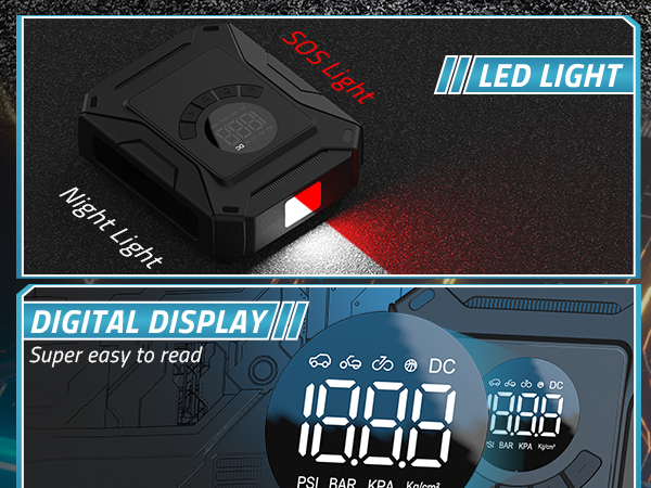 Tire Inflator 12V Car DC Electric