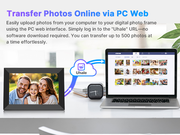 Share Pics via PC Web