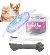 REFLYING Canned Cat Food Storage Lids,Reusable Airtight Can Cover Pet Food Sealer - Keeps Cat Foo...
