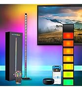 Brewish RGB led Floor lamp | Modern Corner Lamp for Bedroom, Living &amp; Gaming Room | 48 inch Tall ...