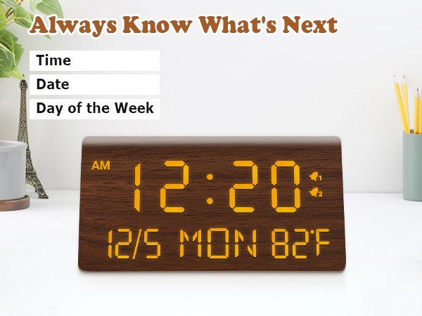 digital alarm clock