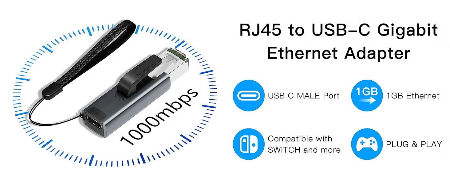 thunderbolt cable to ethernet for latop