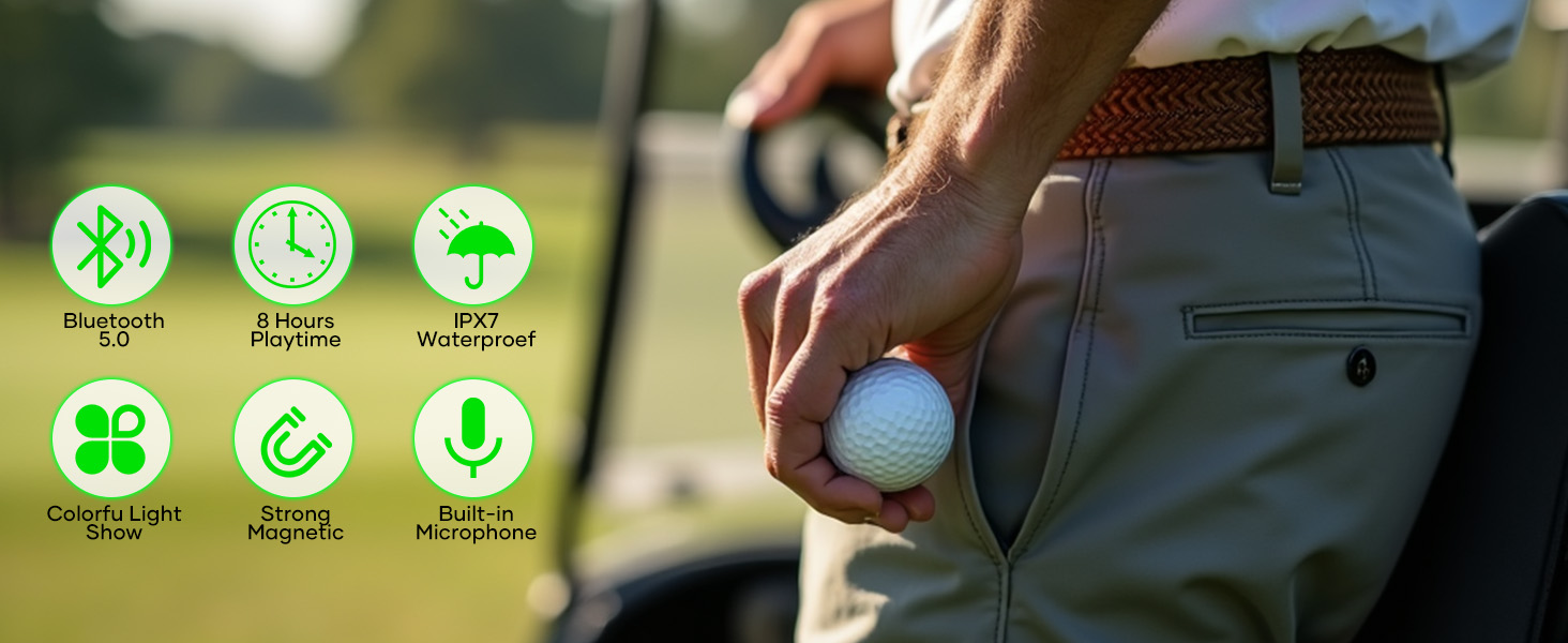 Magnetic Golf Cart Speaker