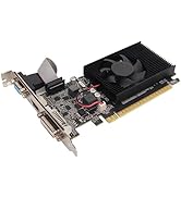 Jiawu Graphics Card, GT 610 1GB 64 Bit DDR3 Game Graphics Card, Support PCI Express X16 2.0 Singl...