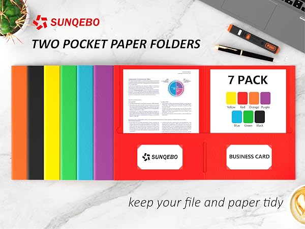 folders with pockets
