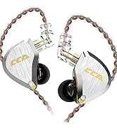 CCA C12 in Ear Monitors Headphones 5BA 1DD Hybrid HiFi IEM Earphones Noise Isolating Stereo Wired...