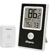 Urageuxy Digital Indoor Temperature Monitor Wireless Outdoor Thermometer Sensor up to 300ft 24H M...