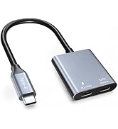 USB C to Glasses and Charging Adapter, 8K AR Glasses Hub Charge &amp; Play – 8K@60Hz Output + 100W Ch...