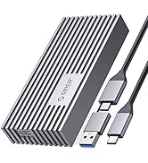 ORICO NVMe SSD Enclosure 40Gbps M.2 to USB-C Adapter for NVMe M-Key 4TB SSD 2280, Aluminum M2 Ext...