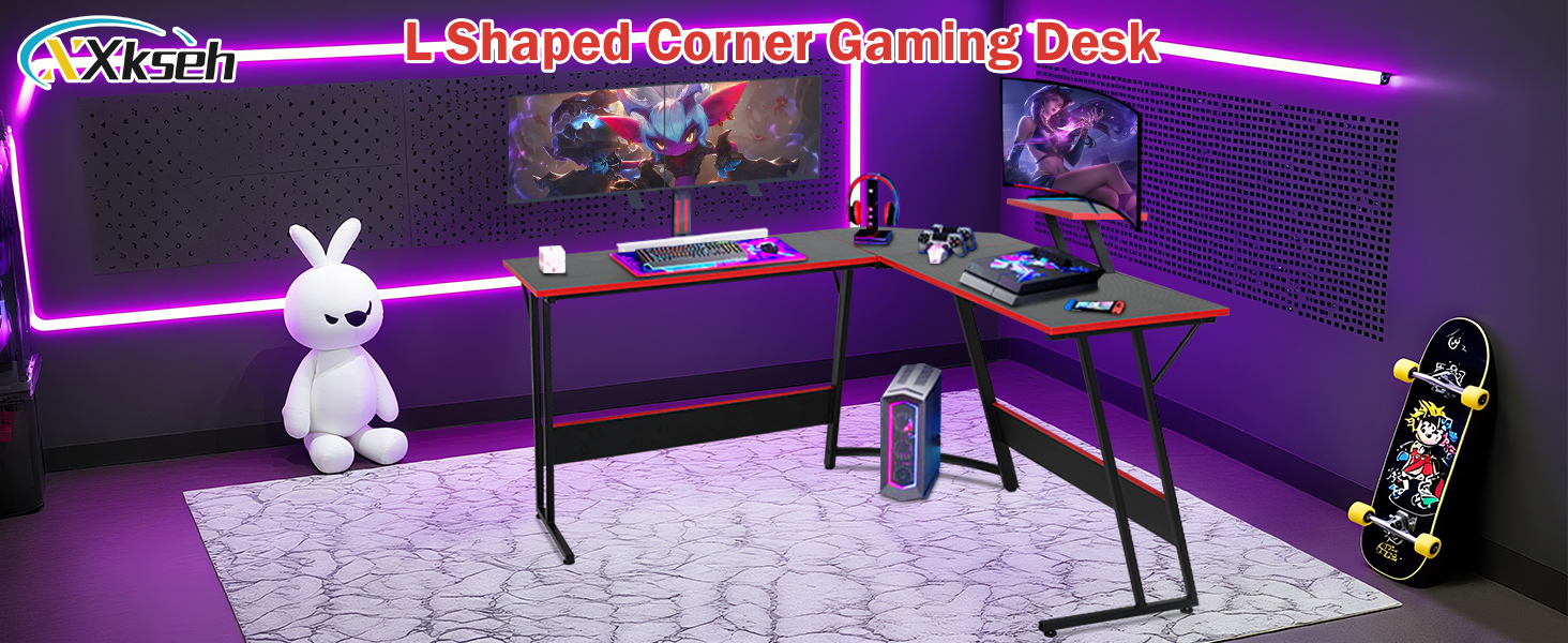 L Shaped Gaming Desk