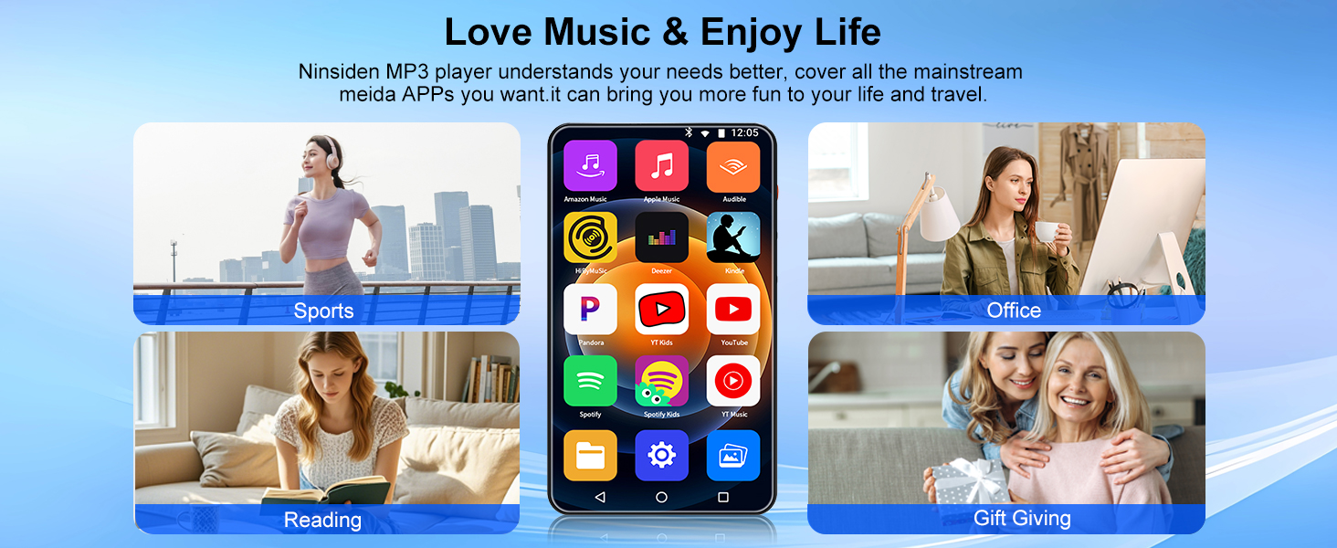 MP4 Player with Bluetooth and WiFi