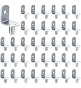 QTLCOHD 200 Pcs Shelf Pegs Pins, 6mm Diameter L-Shapeed Nickel Plated Shelf Support Pegs, Adjusta...